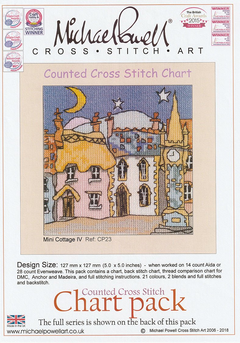 Michael Powell Chart Pack - Mini Cottage 4 - Diamond Art Dezigns