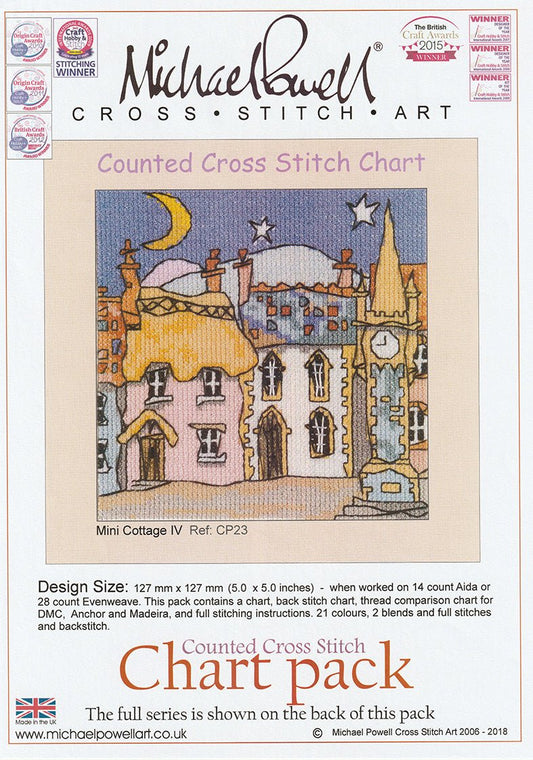 Michael Powell Chart Pack - Mini Cottage 4 - Diamond Art Dezigns