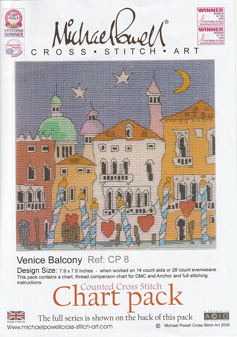 Michael Powell Chart Pack - Venice Balcony - Diamond Art Dezigns
