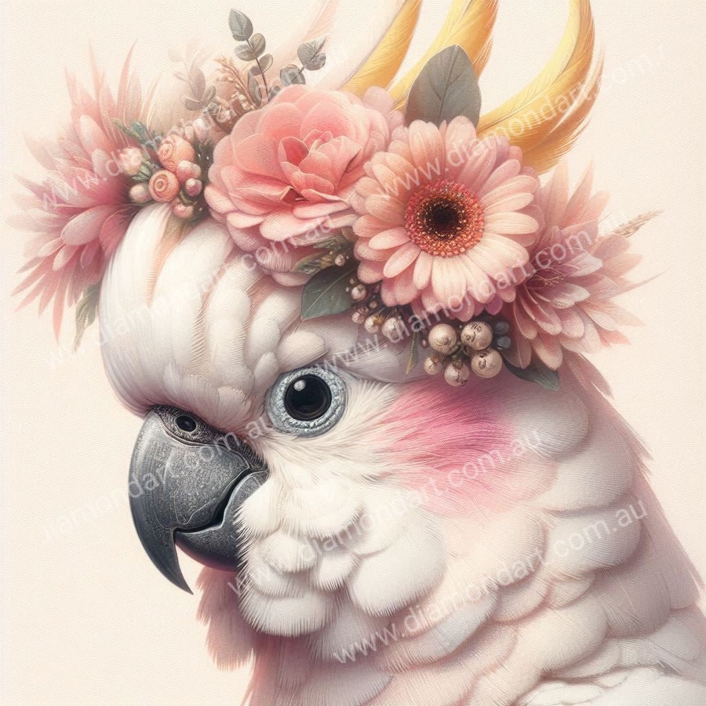 Mini Kit - Chloe the Cockatoo - Diamond Art Dezigns