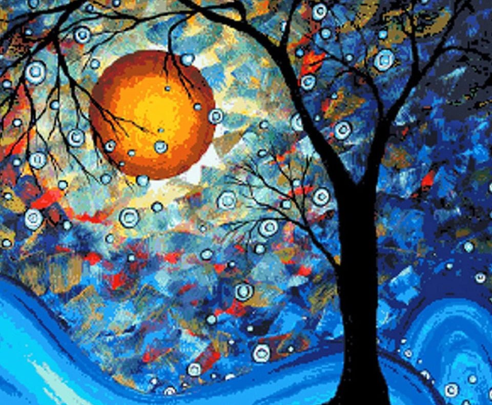 Moon Tree - Diamond Art Dezigns