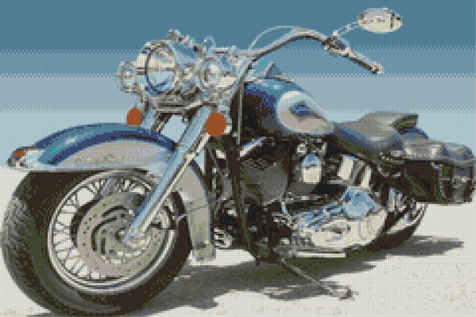 Motorcycle - Diamond Art Dezigns