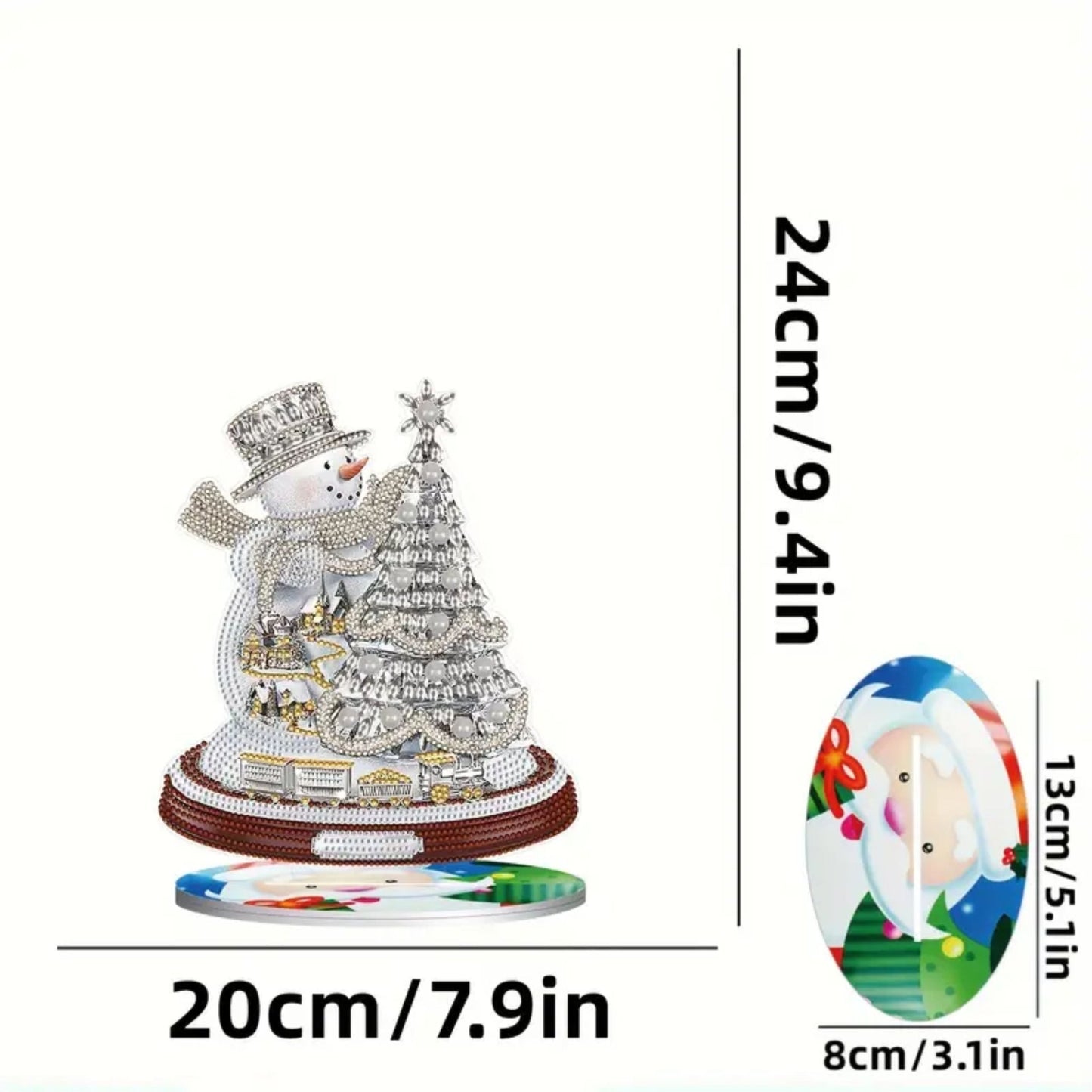 Ornament - Snowmen Tree - Diamond Art Dezigns