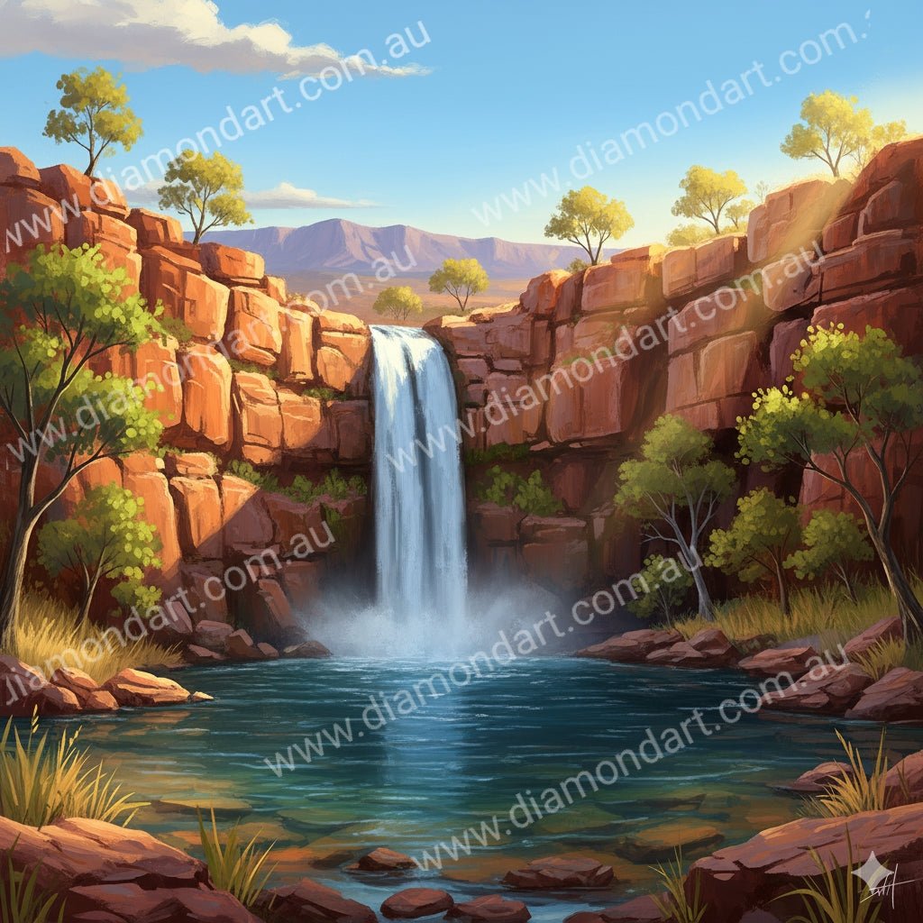 Outback Waterfall - Diamond Art Dezigns