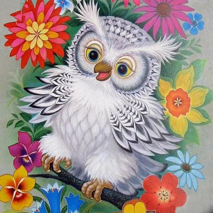 Owl Flower - Diamond Art Dezigns