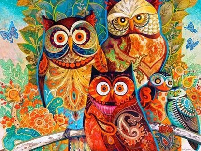 Owls 5 - Diamond Art Dezigns