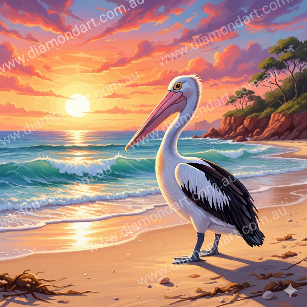 Pelican Sunset - Diamond Art Dezigns