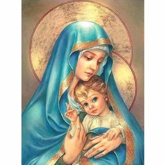 Religious Mother & Child - Diamond Art Dezigns
