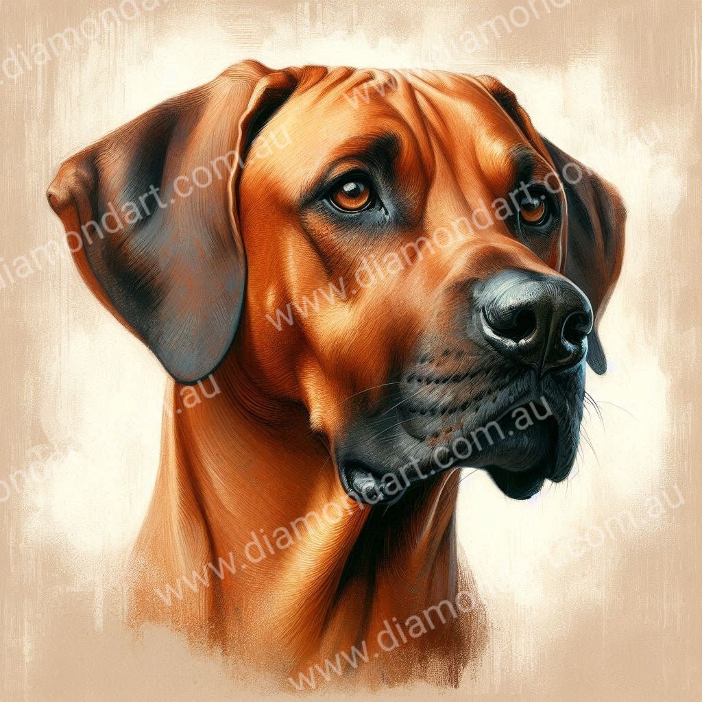 Rhodesian Ridgeback 40x40 SALE! - Diamond Art Dezigns