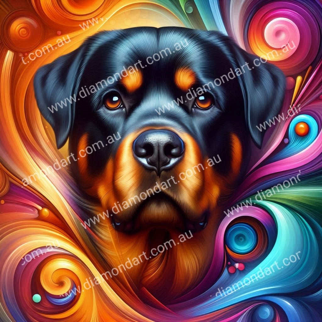 Rottweiler Love - Diamond Art Dezigns