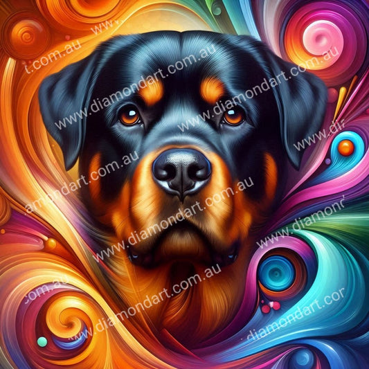 Rottweiler Love - Diamond Art Dezigns