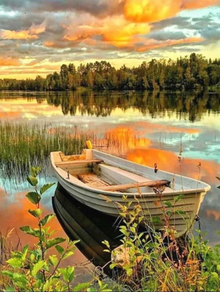 Row Boat - Diamond Art Dezigns