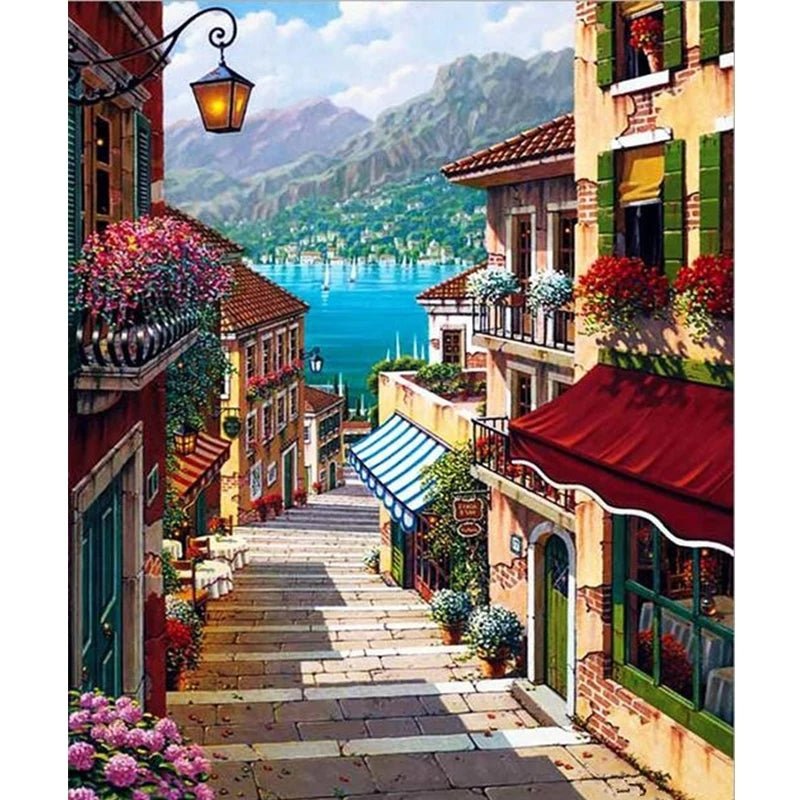 Seaside Walk - Diamond Art Dezigns