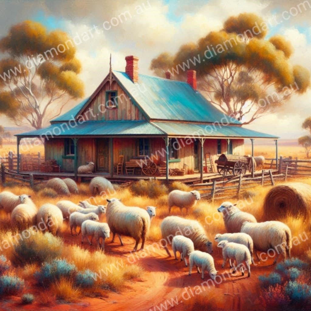 Sheep Station - Diamond Art Dezigns