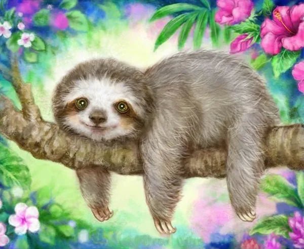 Sloth Butterfly - Diamond Art Dezigns