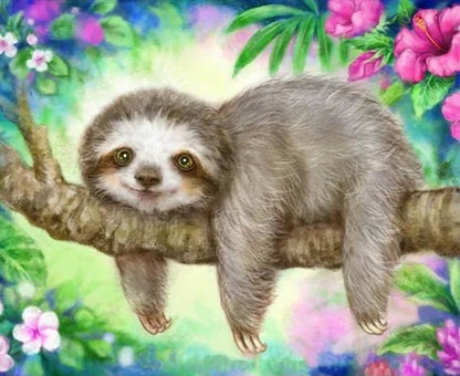 Sloth Butterfly - Diamond Art Dezigns