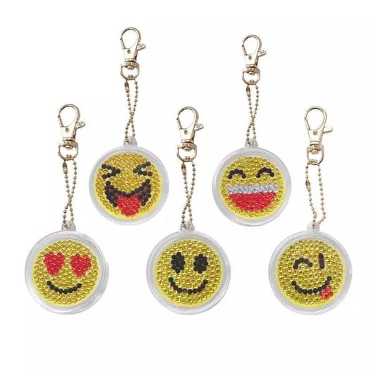 Keyring - Smiley - Diamond Art Dezigns