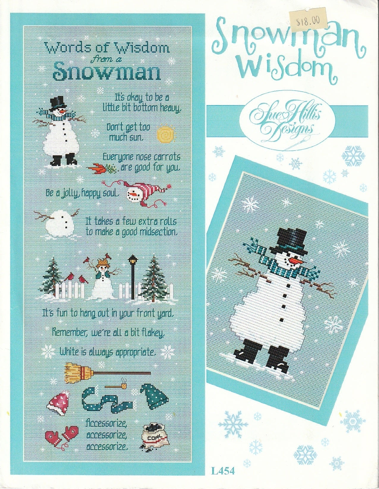 Snowman Wisodom - Diamond Art Dezigns
