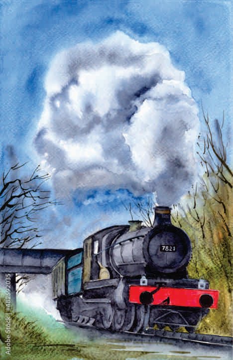 Steam Train - Diamond Art Dezigns