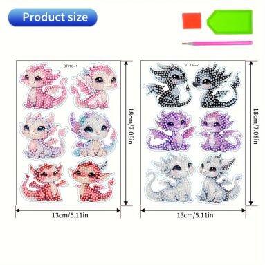 Stickers - Dragons - Diamond Art Dezigns