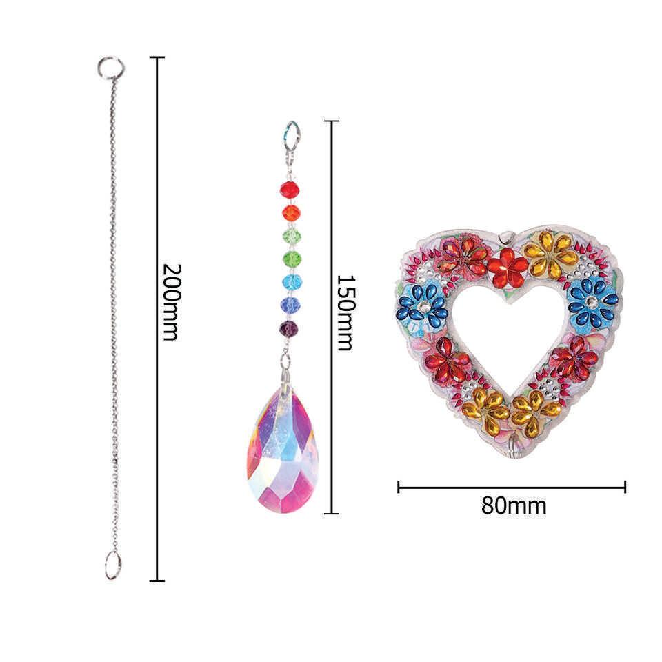 Suncatcher - Heart - Diamond Art Dezigns