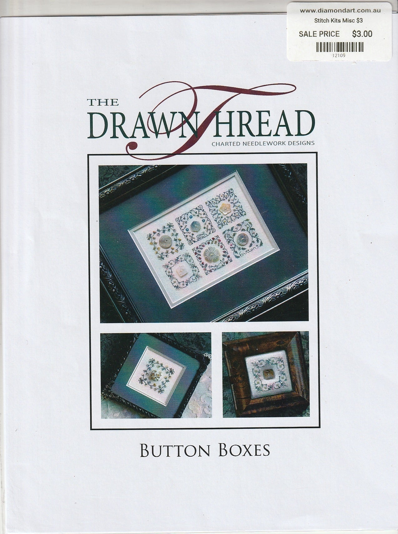 The Drawn Thread - Button Boxes - Diamond Art Dezigns