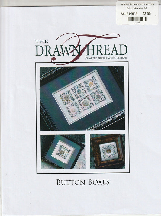 The Drawn Thread - Button Boxes - Diamond Art Dezigns