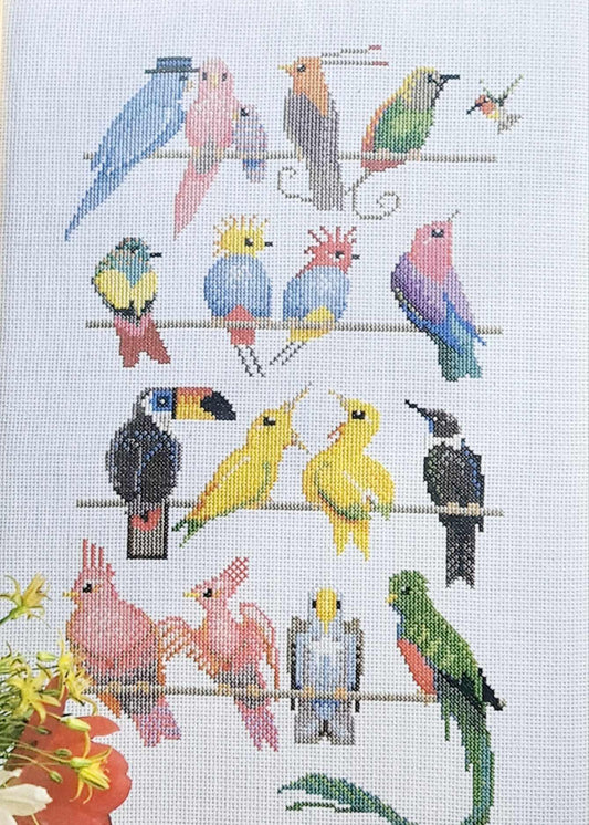 Wacky Warblers Stitch Kit - Diamond Art Dezigns