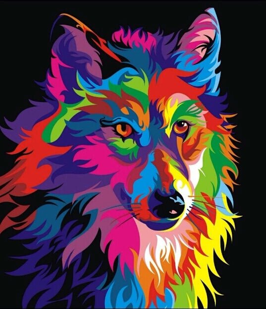 Wolf Colour - Diamond Art Dezigns