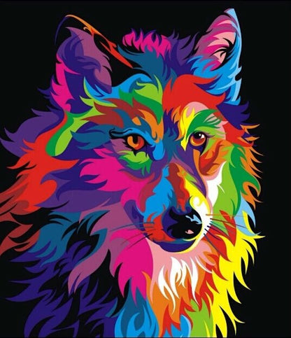 Wolf Colour - Diamond Art Dezigns