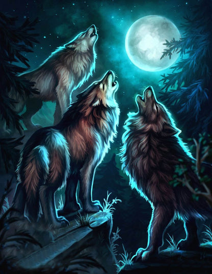 Wolves 3 - Diamond Art Dezigns
