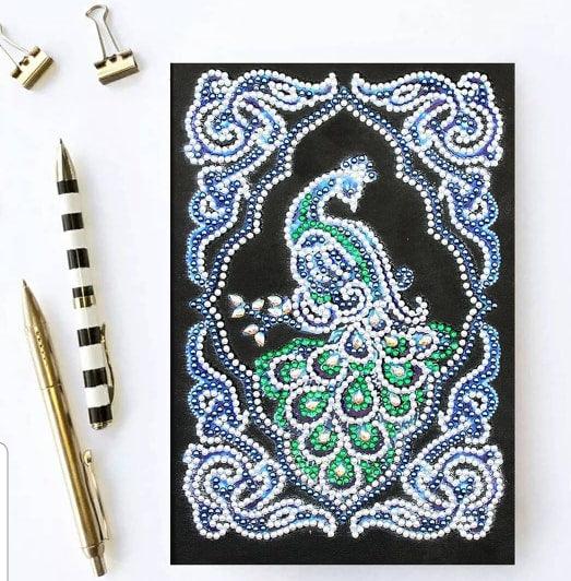 Notebook - Peacock - Diamond Art Dezigns
