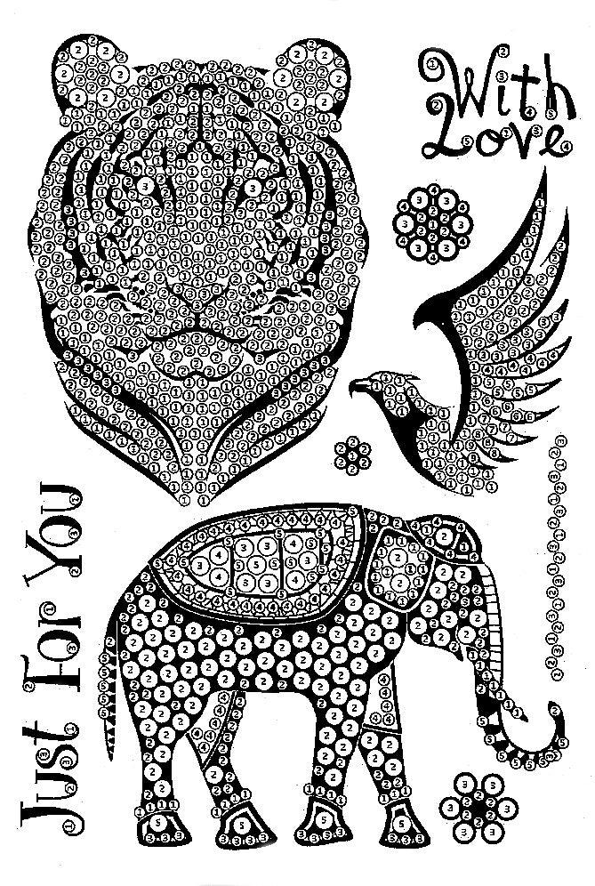 Diamond Art Stamp - Africa - Diamond Art Dezigns