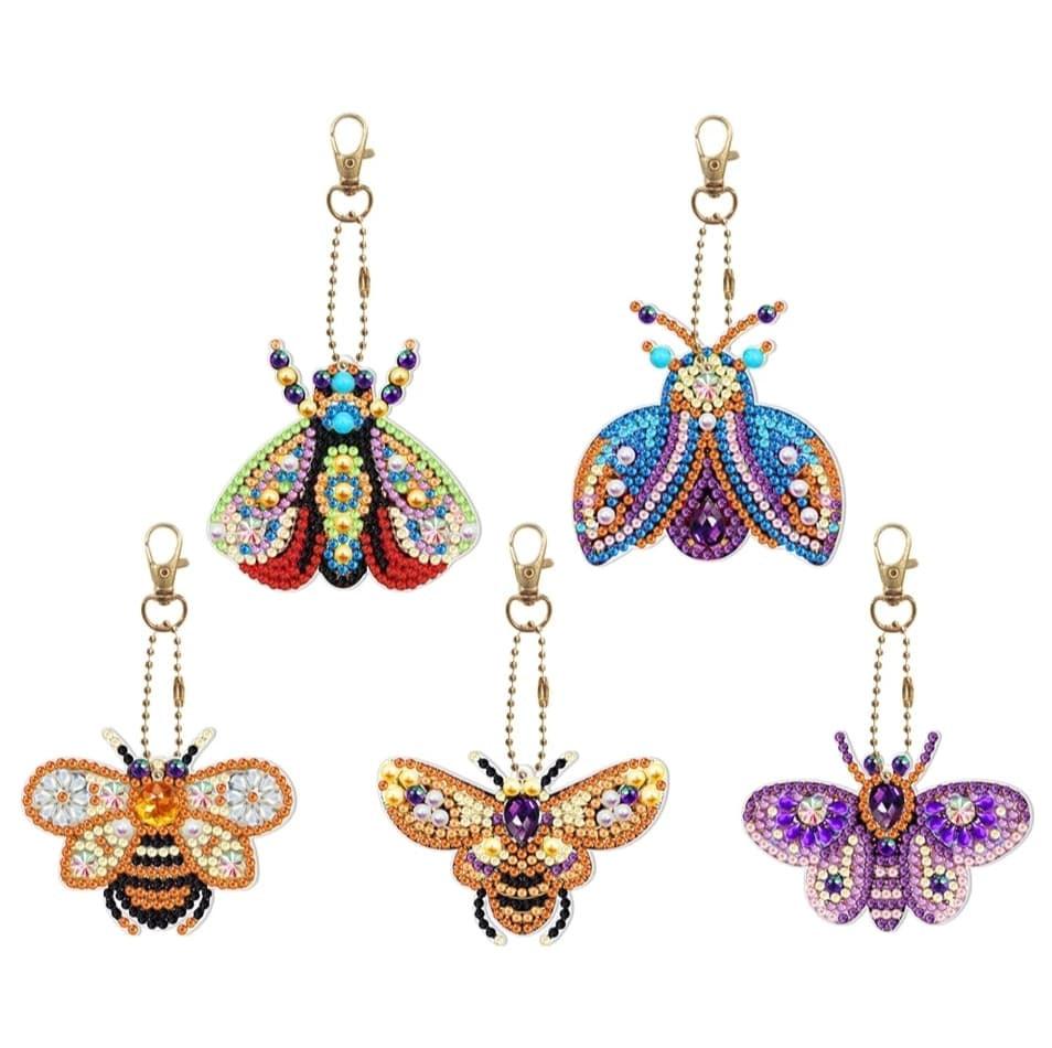 Keyring Beautiful Bugs Diamond Art Dezigns