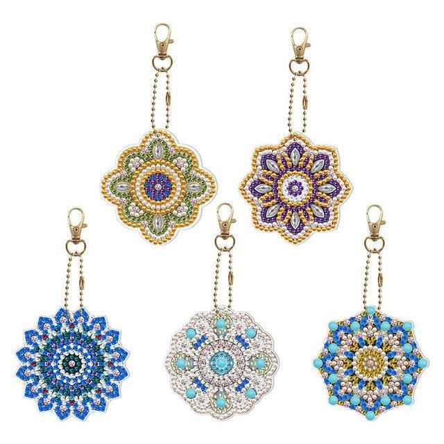 Keyring - Mandala Set B - Diamond Art Dezigns