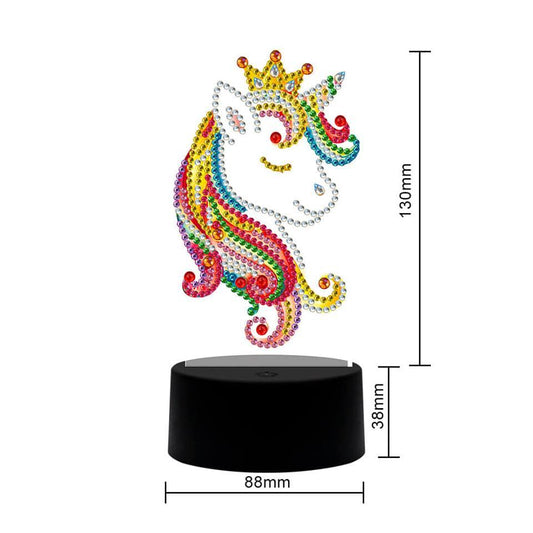 Night Light LED - Unicorn Crown - Diamond Art Dezigns