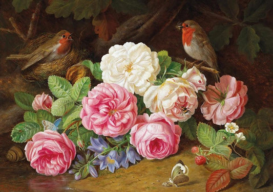 Robin Flowers - Diamond Art Dezigns