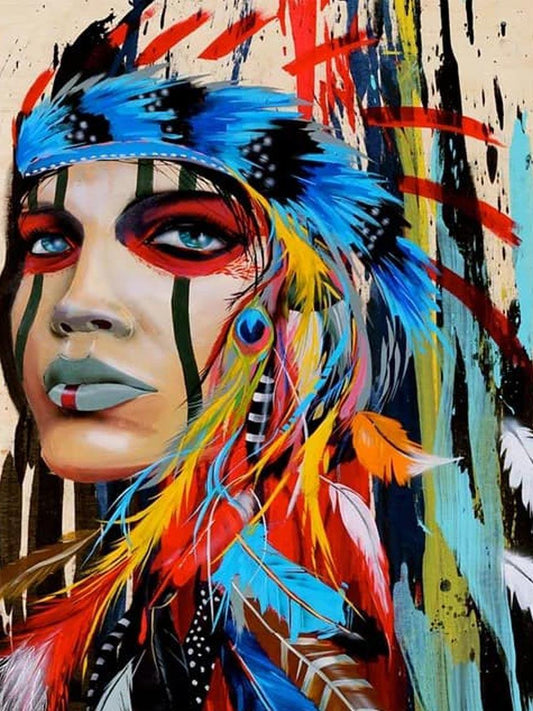 Indian Feather - 40x30