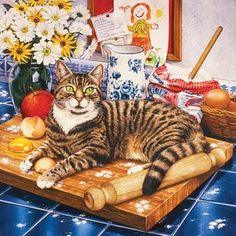 Country Cat - Diamond Art Dezigns