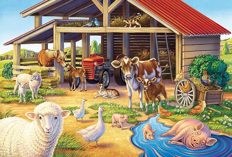 Farm Shed - Diamond Art Dezigns