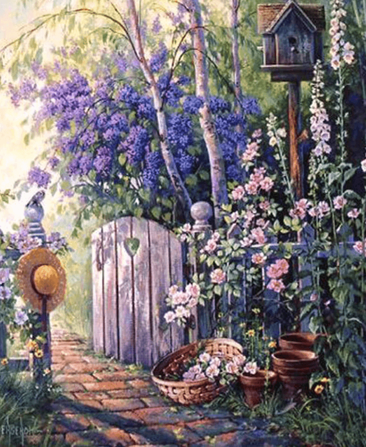 Garden Gate - Diamond Art Dezigns