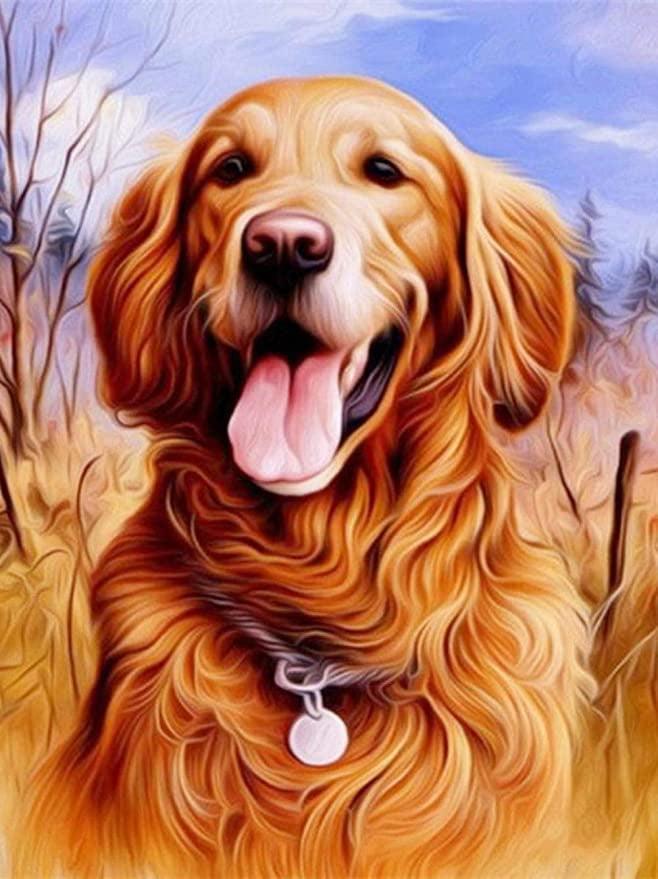 Golden Retriever - Diamond Art Dezigns