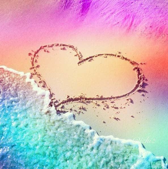 Mini Kit - Beach Heart - Diamond Art Dezigns