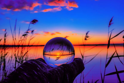 Sunset Glass Ball - Diamond Art Dezigns