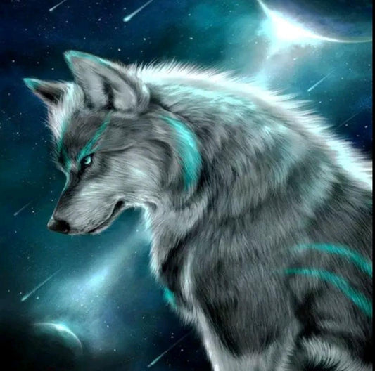 Wolf Gazing - Diamond Art Dezigns